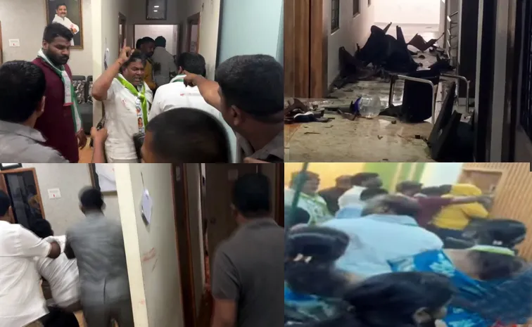 తీన్మార్​ మల్లన్న ఆఫీస్​లో కాల్పులు
